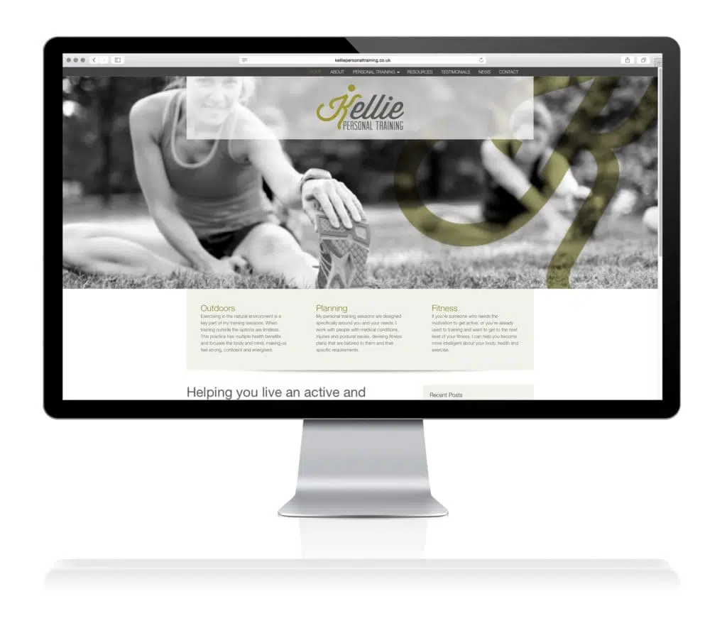 Kellie Personal Training website