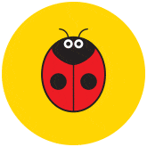 lady bug sticker