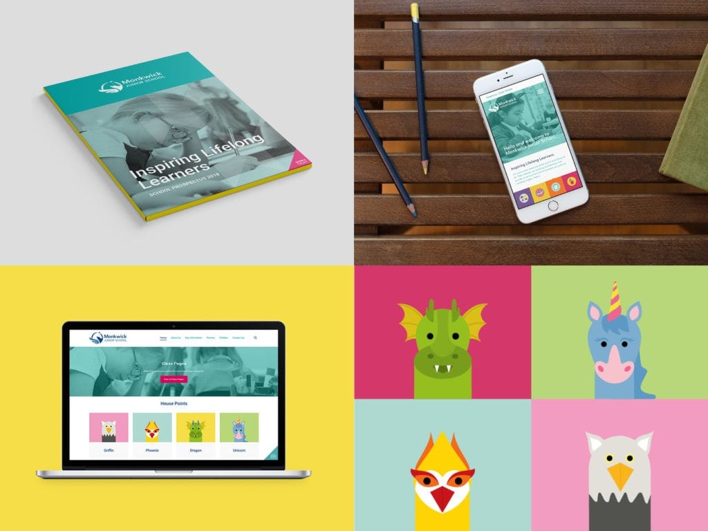 Monkwick branding by Mackman