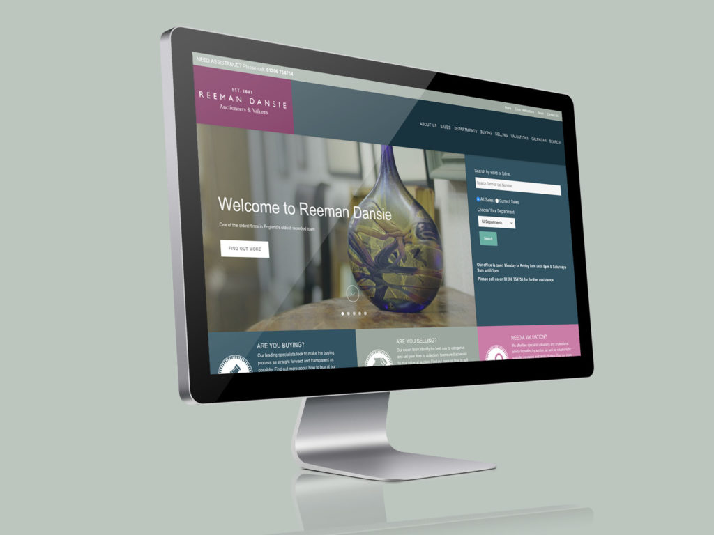 Reeman Dansie auctioneers website