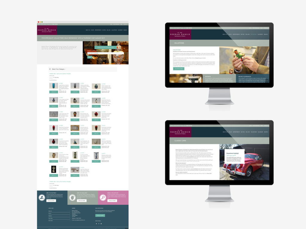 Reeman Dansie auctioneers website