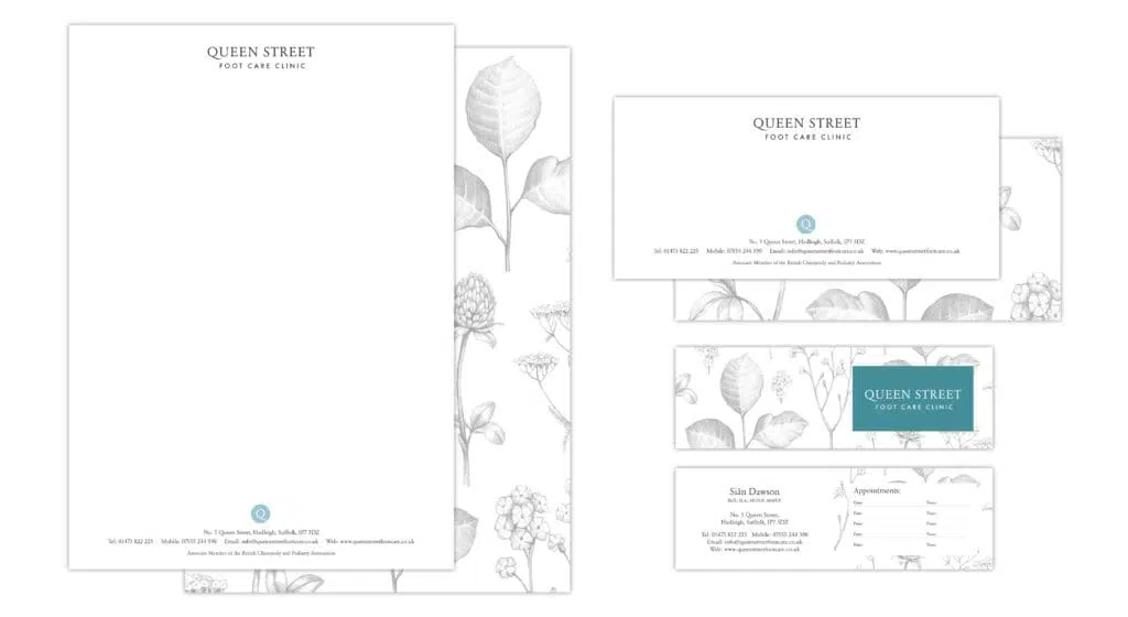 Queen Street Foot Clinic Stationary