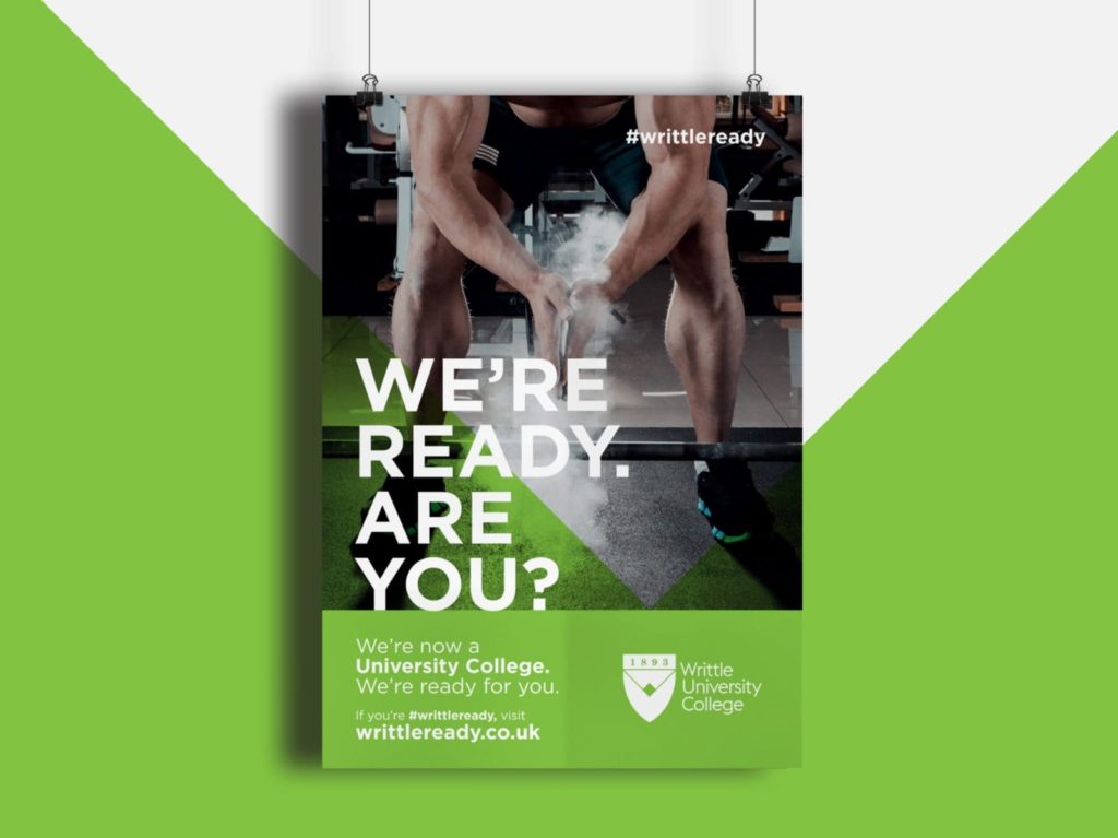 Writtle University College - We're Ready. Are you? Poster