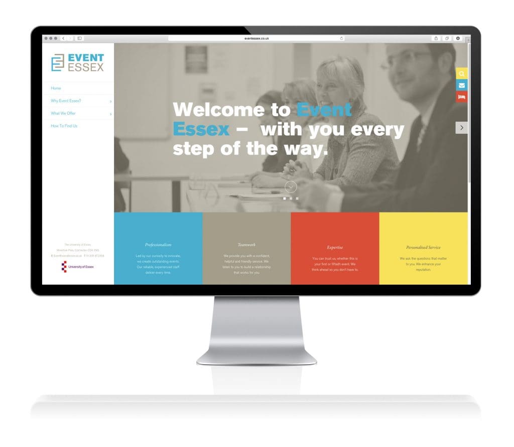 Event Essex Website Homepage