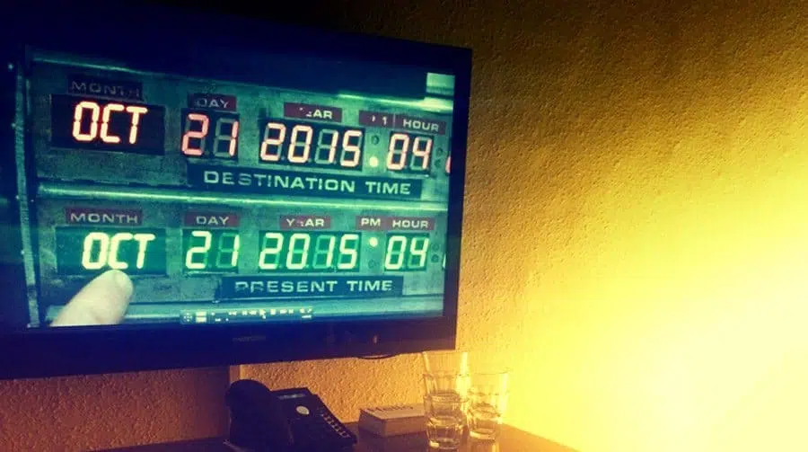 Mackman celebrate Back To The Future Day