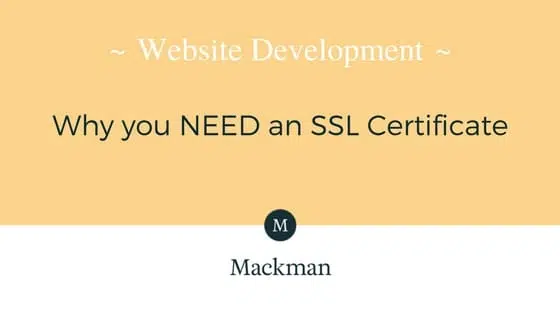 Why you NEED an SSL certificate