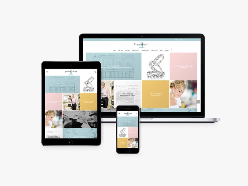 Jonathan Lambert website redesign