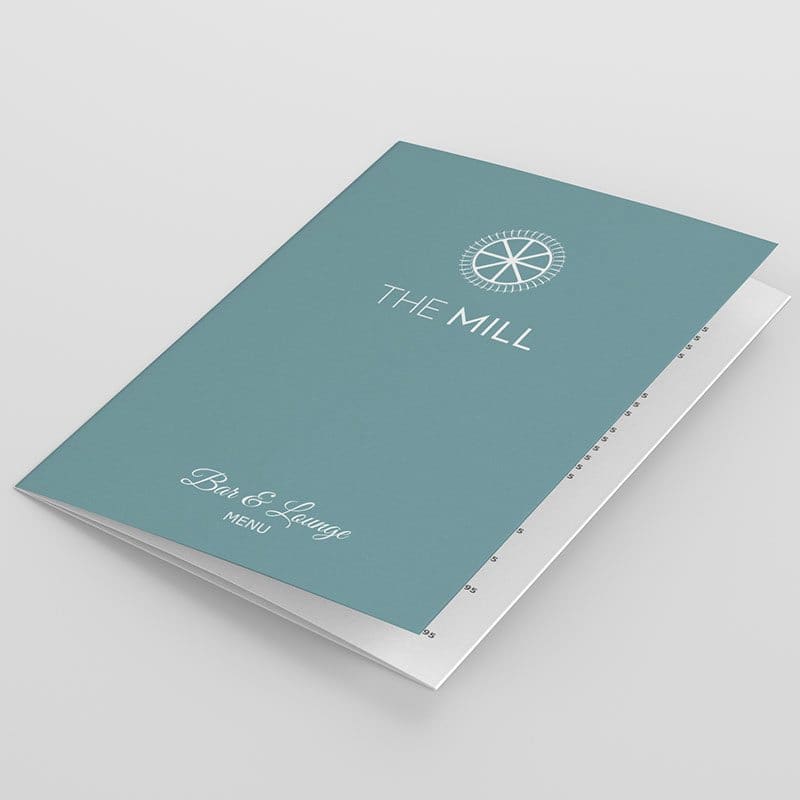 The Mill Lounge Menu