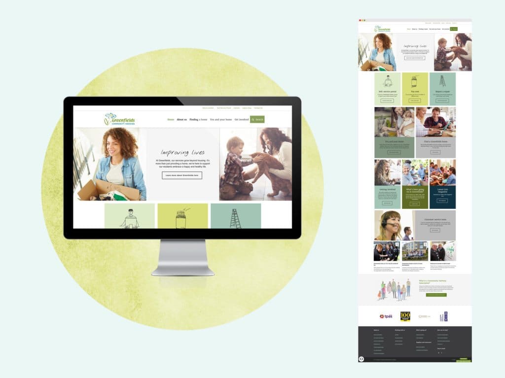 Website Development and Redesign - Greenfields