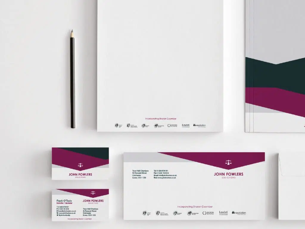 John Fowlers Solicitors Stationary