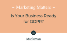 marketing matters is your business ready for GDPR