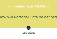 Countdown to GDPR: How will personal data be defined