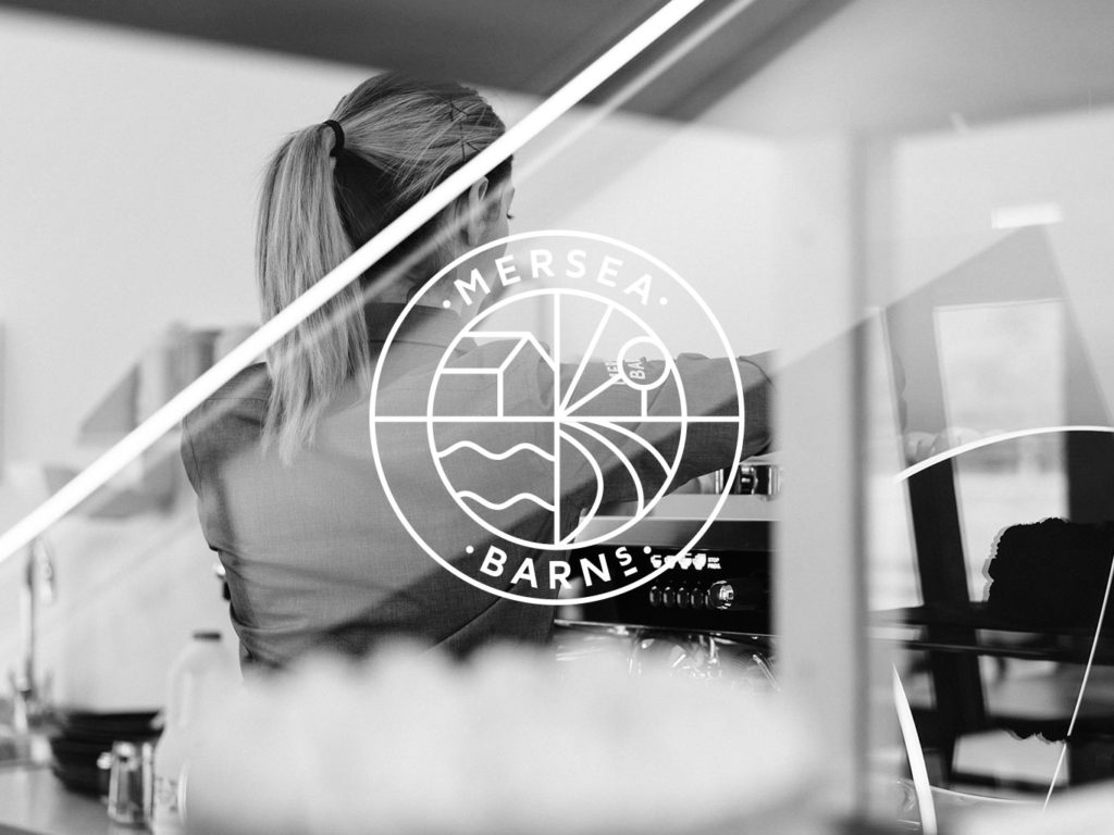 Mersea Barns brand launch along with logo and interior