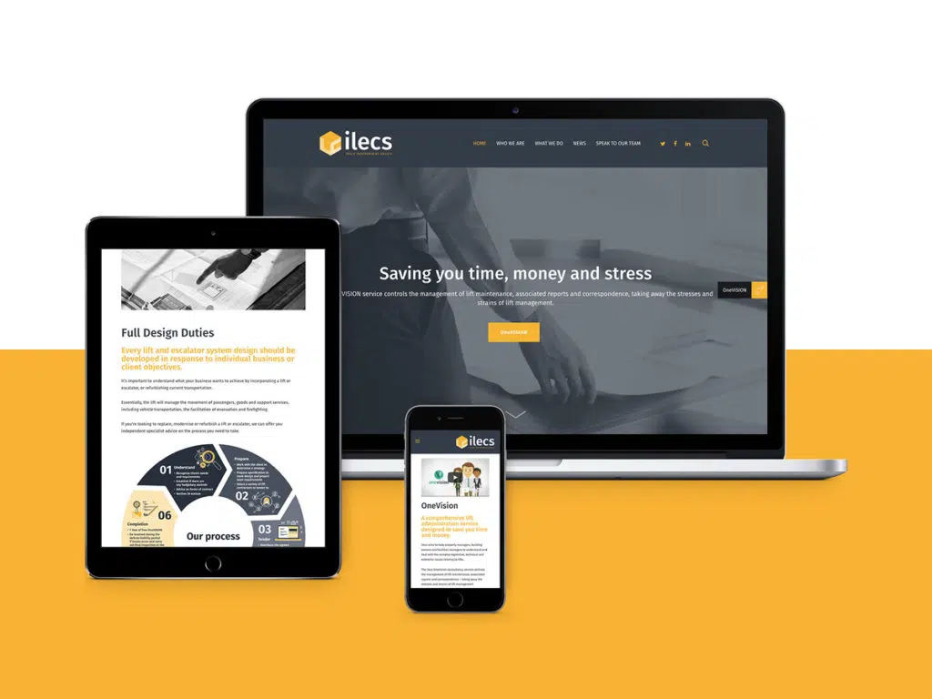 ILECS website screenshots