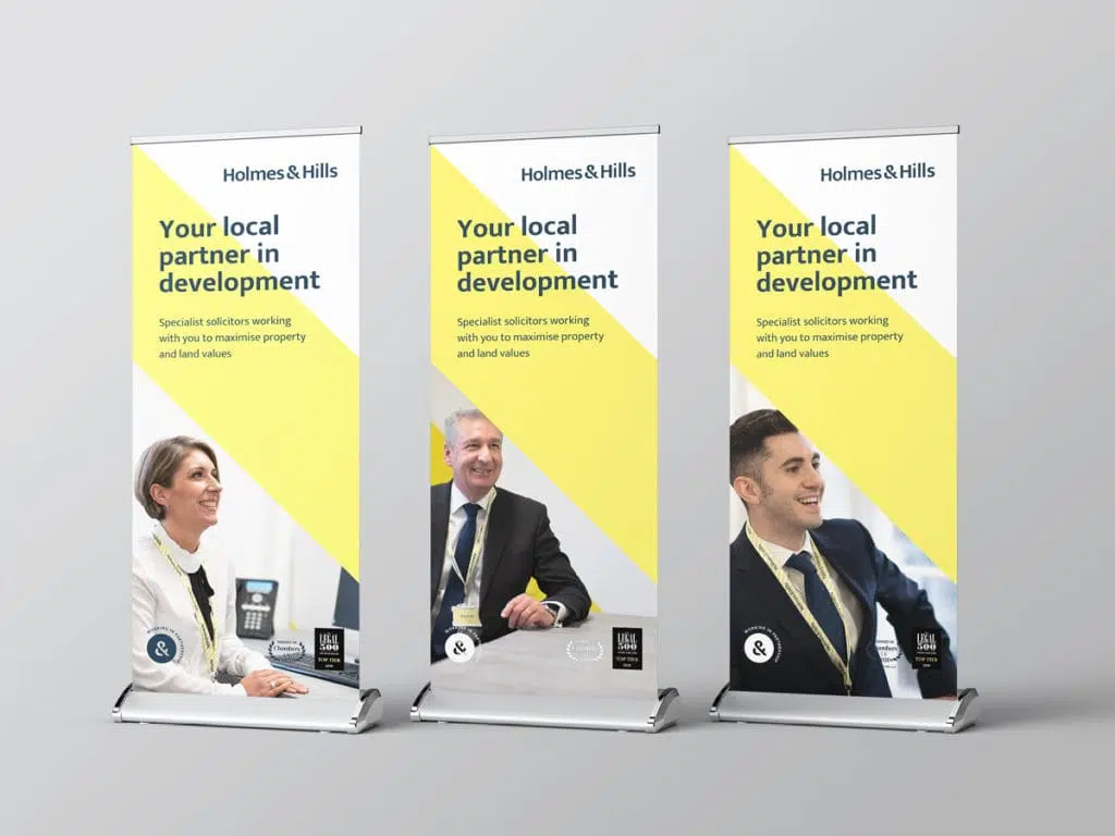 Holmes and Hills Pop-up Banners