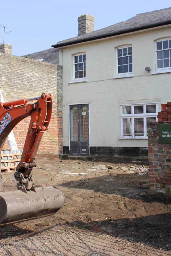 Mackman Outdoor Space Project Begins