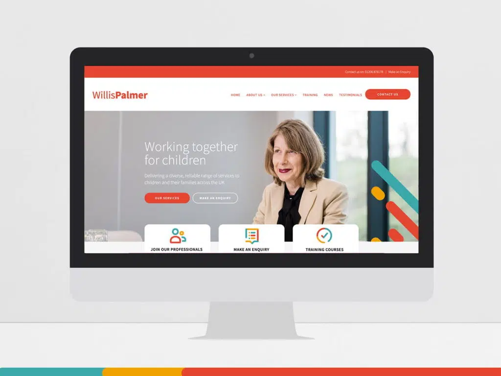 WillisPalmer - Case Study - Website Design - Home Page