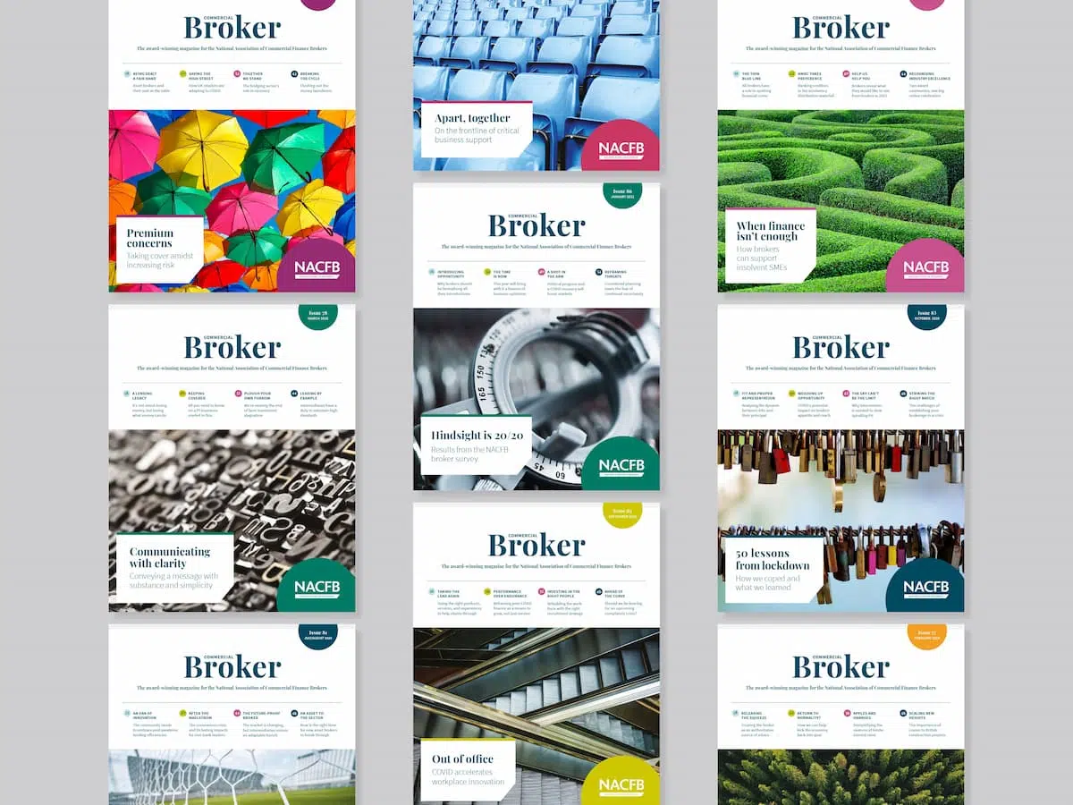9 different Broker covers