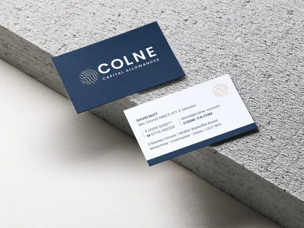 Colne Capital Allowances business cards