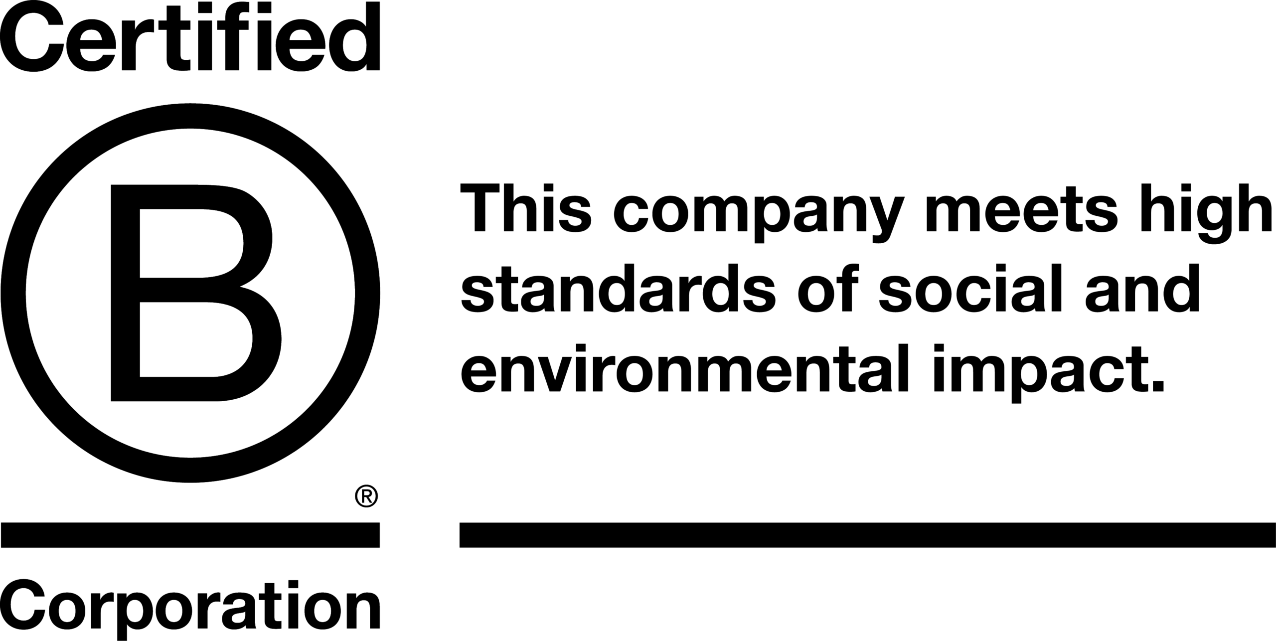 B Corp Logo Tagline Lockup Standards Black RGB