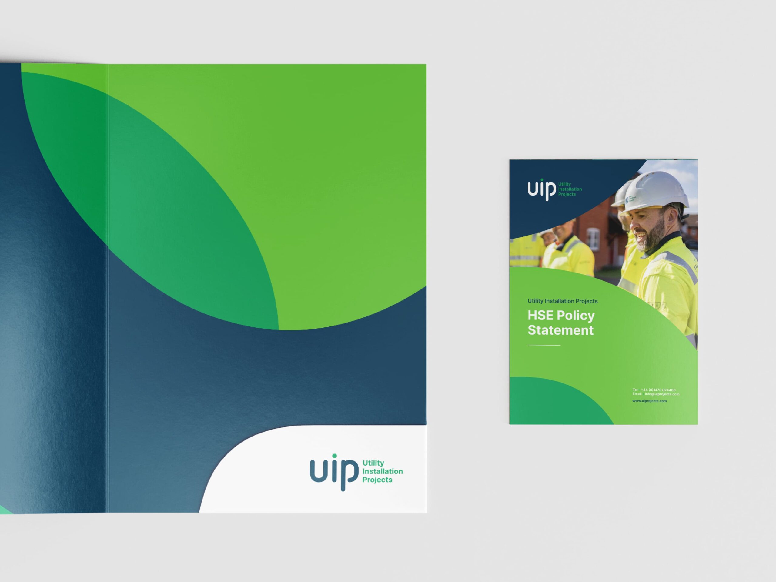 A visual of the Utility Installation Projects report cover design