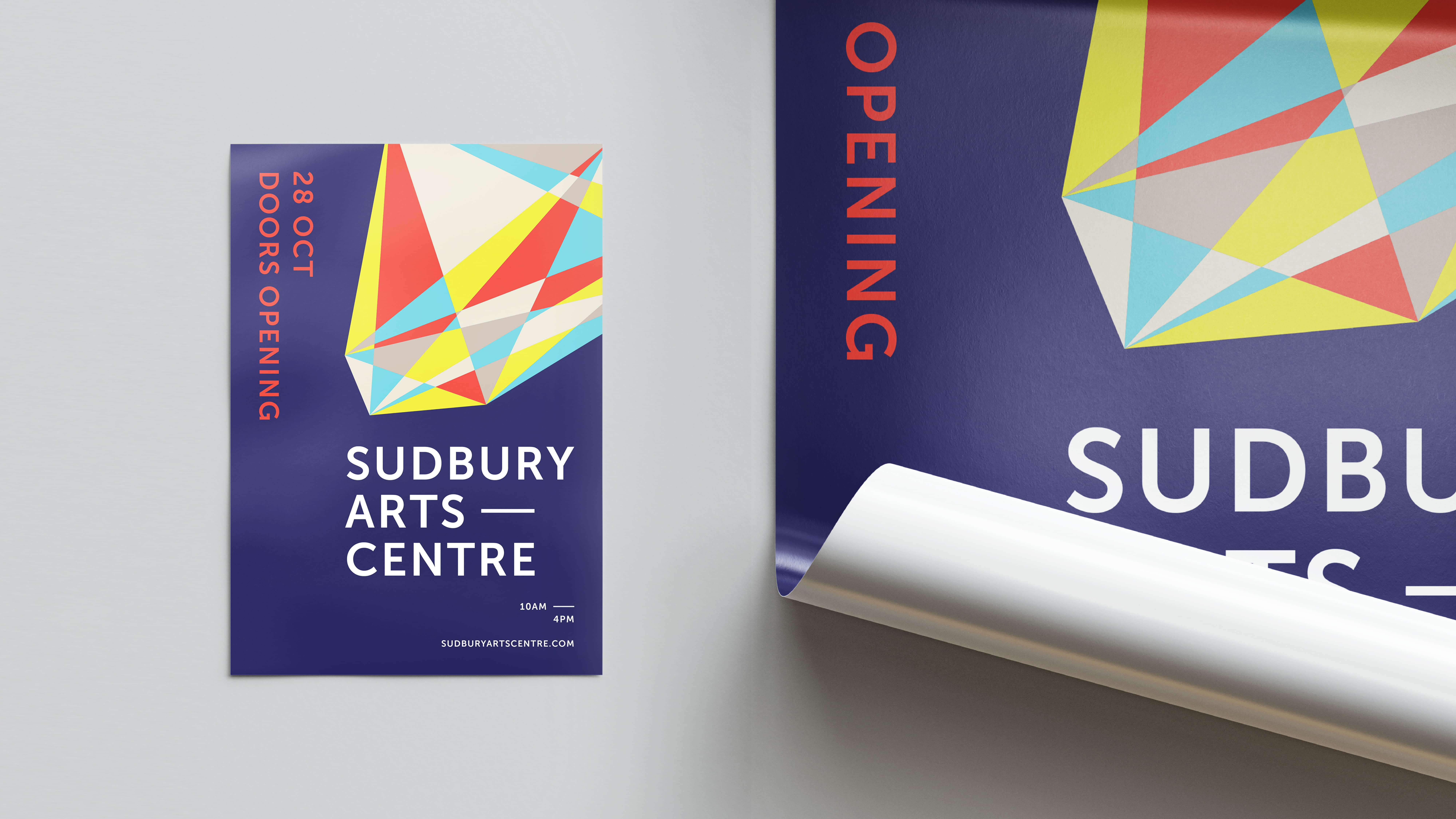 Sudbury Arts Centre Opening Poster