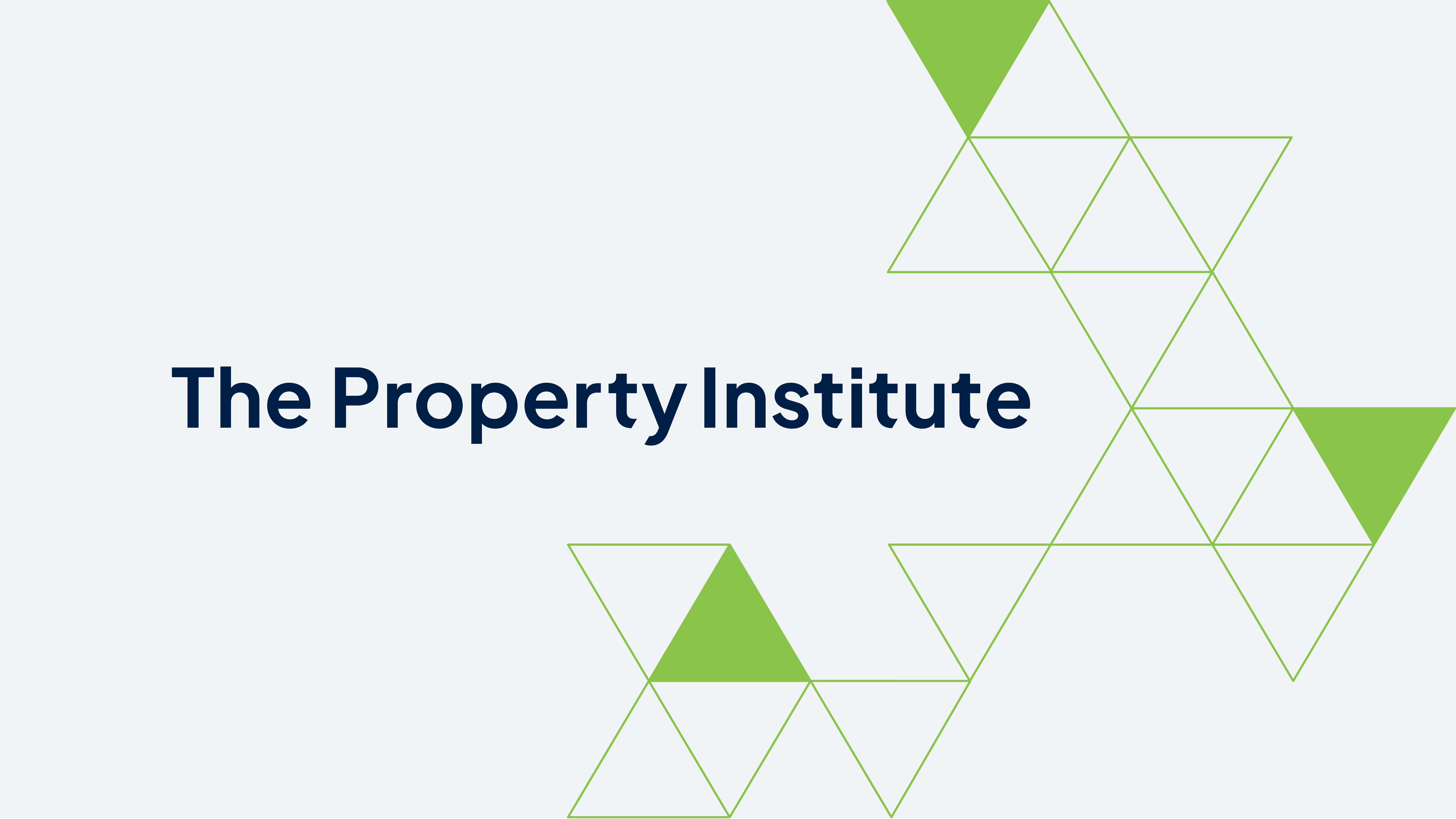 The Property Institute Logo & Pattern | Brand Merger