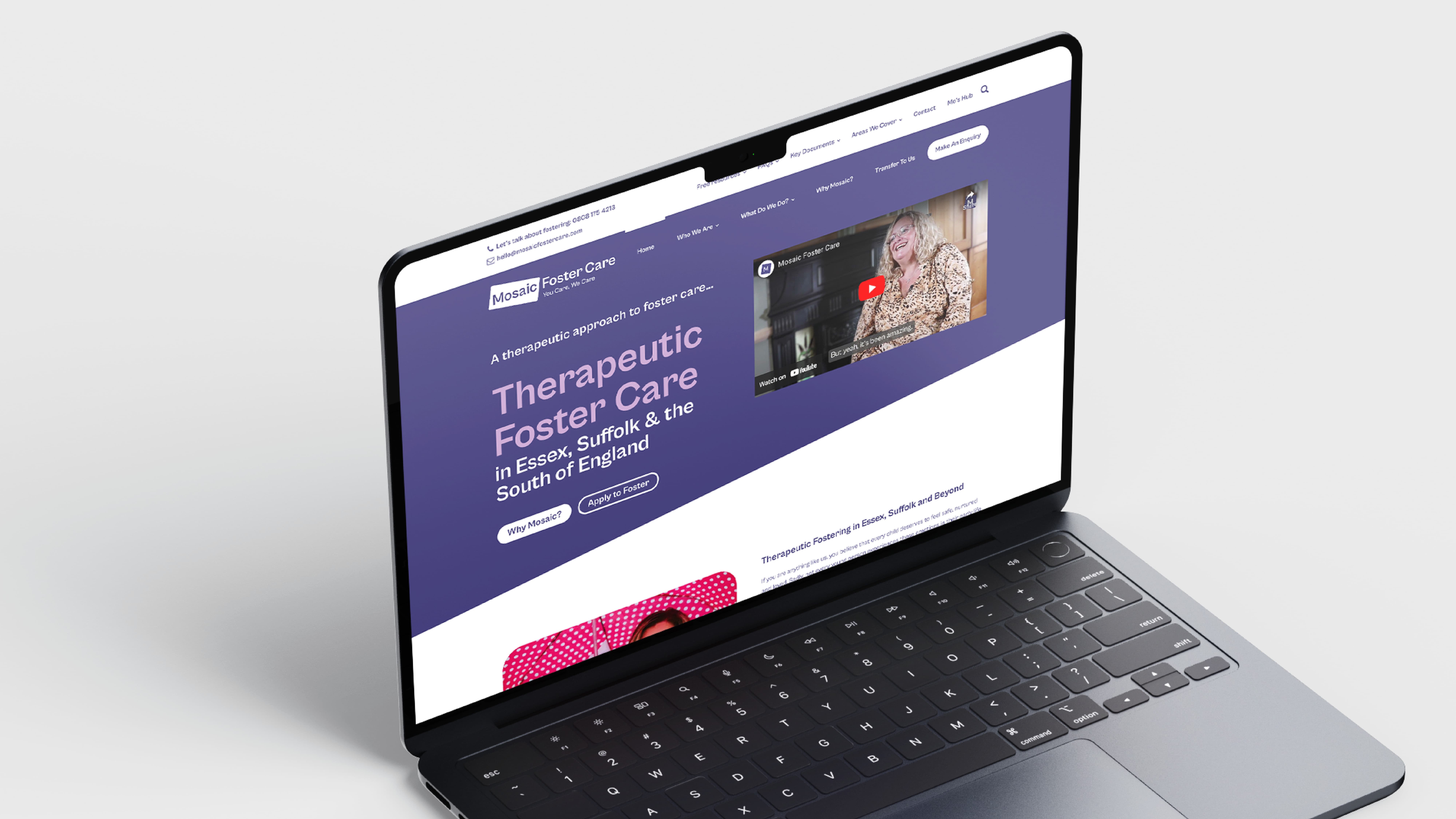 Mackman Website Design Visuals