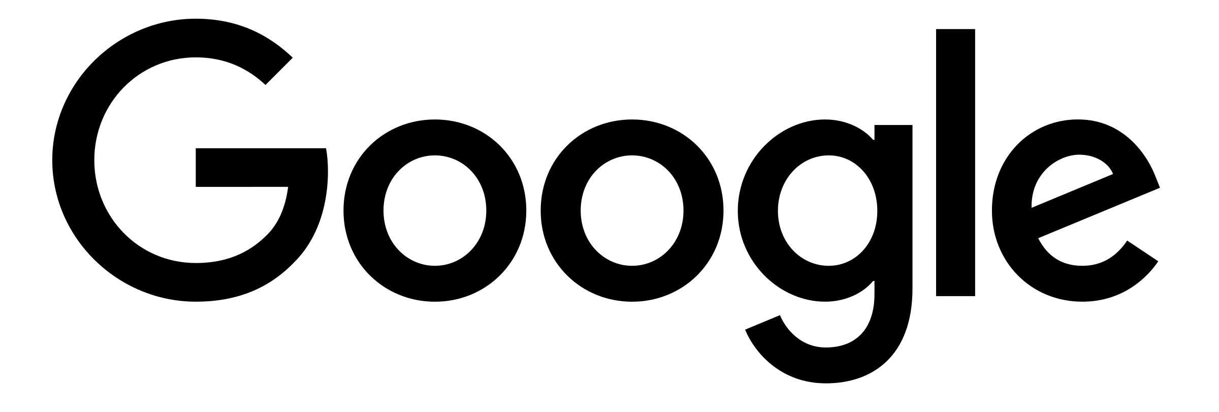google logo black transparent