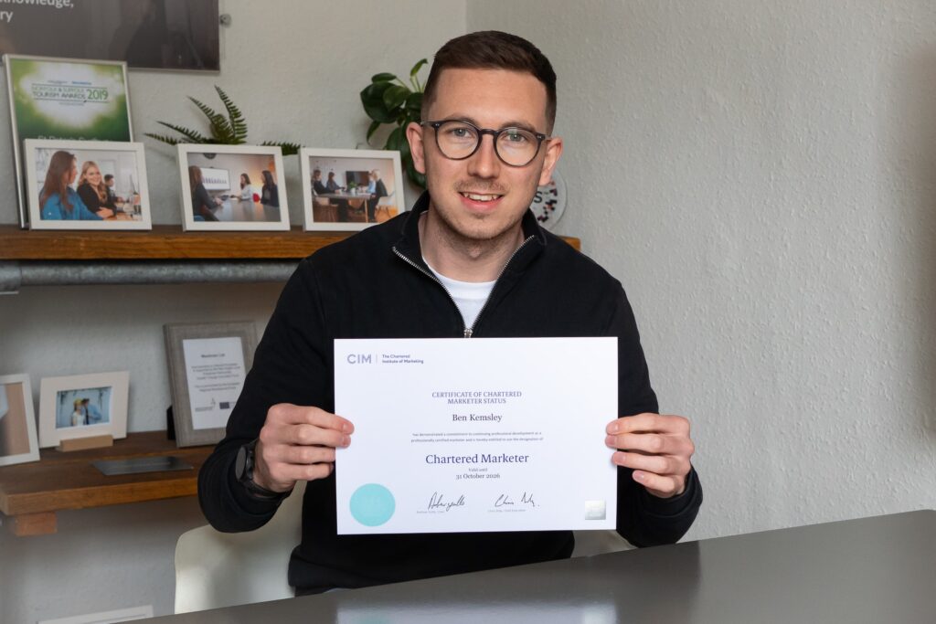 Ben Achieves CIM Chartered Marketer Status 2 Ben Achieves CIM Chartered Marketer Status